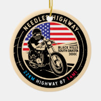 Motocicleta Agulha Highway South Dakota