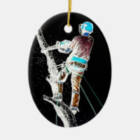 motosserra do cirurgião de árvores elétricas