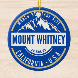 Ornamento De Cerâmica Mount Whitney: A Crown of California’s Sierra Neva