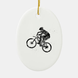Ornamento De Cerâmica Mountain bike
