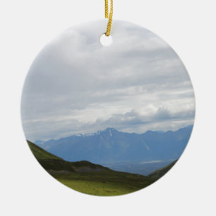 Ornamento De Cerâmica Mountain View Alaska da passagem de Hatchers