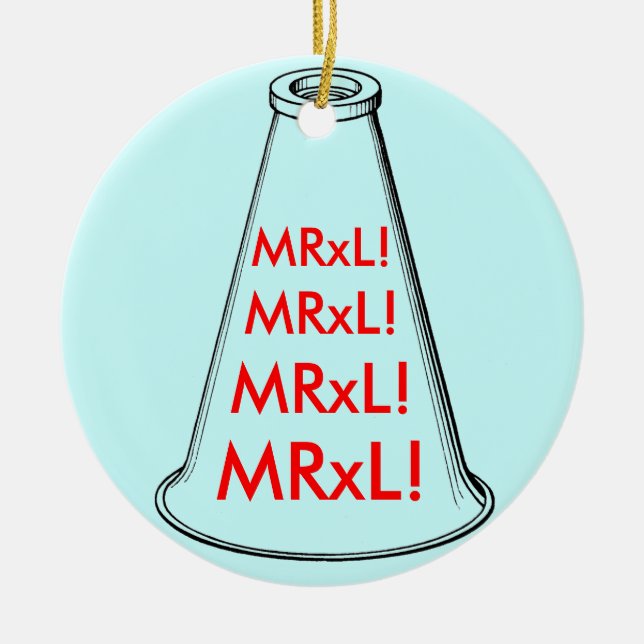 Ornamento De Cerâmica MRxL! (Frente)