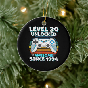 Ornamento De Cerâmica Mulher aniversário de 30 anos 30 Anos 1994