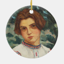 Mulher camponesa romena (por Stefan Dimitrescu)