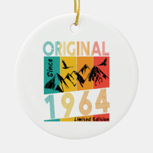 Ornamento De Cerâmica Mulher presente de 60 anos Original Vintage 1964