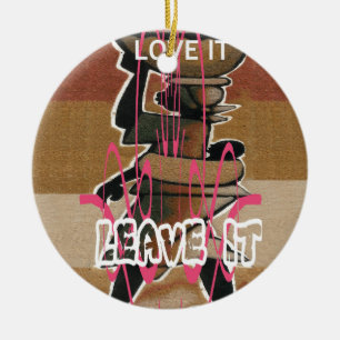 Ornamento De Cerâmica Mulheres e crianças A vida não é justa; acostume-s