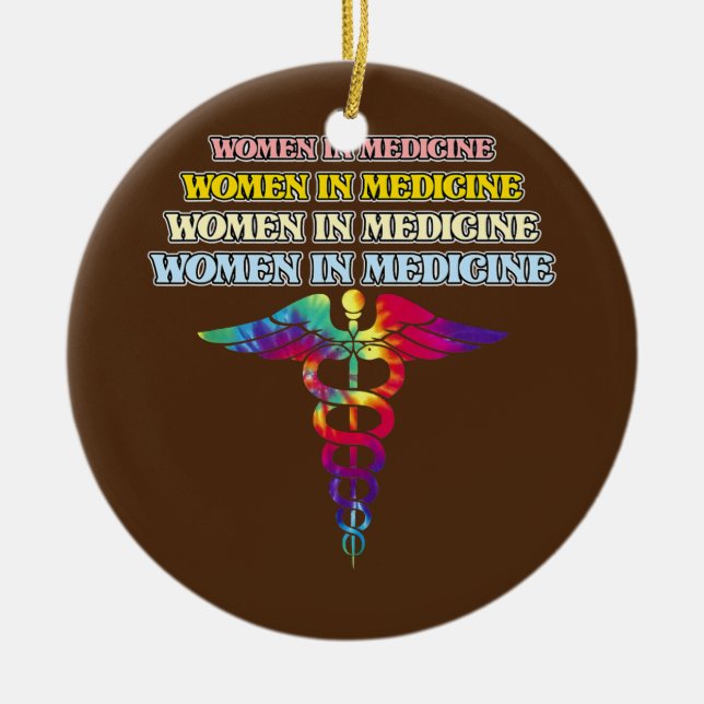 Ornamento De Cerâmica Mulheres Em Estudantes De Medicina Na Faculdade De (Frente)