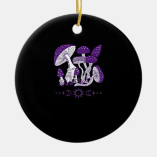 Ornamento De Cerâmica Mushroom Whimsigoth Vibes