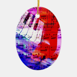 Ornamento De Cerâmica música, decoração do piano (11)