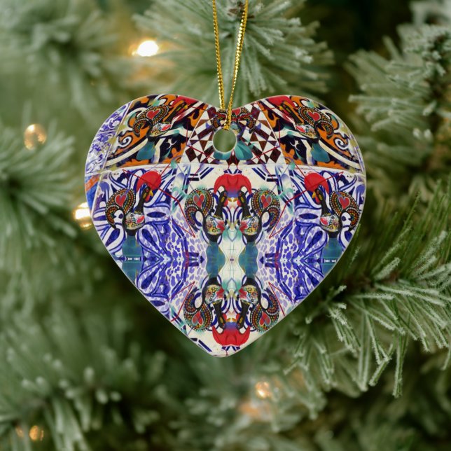 Ornamento De Cerâmica Música folclórica portuguesa (Árvore)