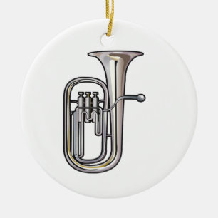 Ornamento De Cerâmica música realistic.png do instrumento de bronze do