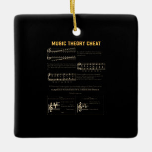 Ornamento De Cerâmica Música Teoria Gráfica