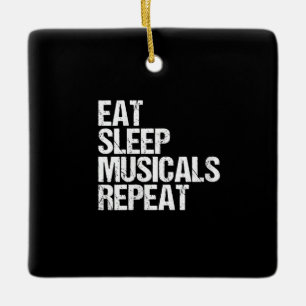 Ornamento De Cerâmica Musicais do Sono Repetitivos Reproduzem Ação da Br