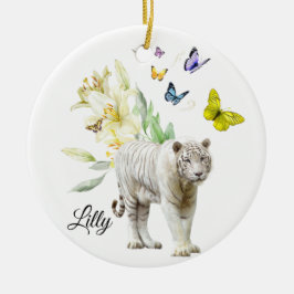 Ornamento De Cerâmica My Brave Butterfly Holiday Ornament