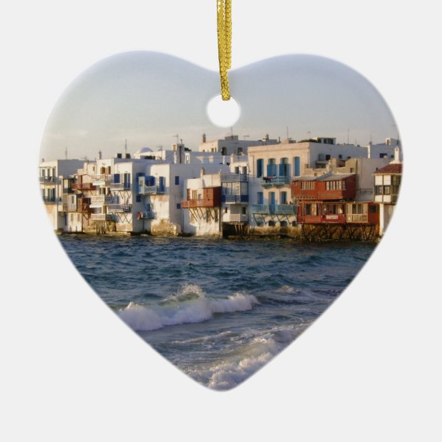 Ornamento De Cerâmica Mykonos 4 (Frente)