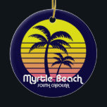 Ornamento De Cerâmica Myrtle Beach, Carolina do Sul<br><div class="desc">Myrtle Beach,  Carolina do Sul</div>