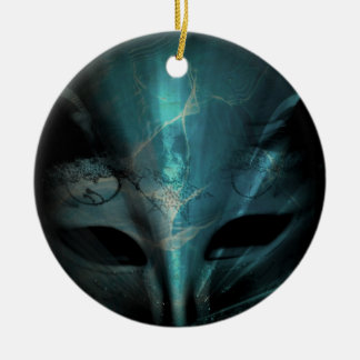 Ornamento De Cerâmica Mystic Mask Ornament