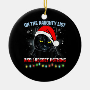 Ornamento De Cerâmica Na Lista Maldita E Eu Não Lamento Nada De Cat Chri