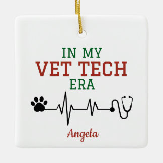 Ornamento De Cerâmica Na Minha Era de Técnica Veterinária