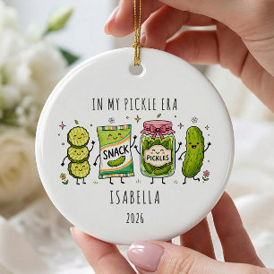 Ornamento De Cerâmica Na Minha Era do Picles Personalizado