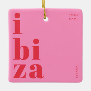 Ornamento De Cerâmica Na moda Ibiza Espanha souvenir
