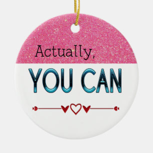 Ornamento De Cerâmica Na Verdade, Você Pode Motivar/Personalizar Citação