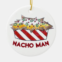 Nacho Man Funny Foodie Ballpark Cheese Nachos
