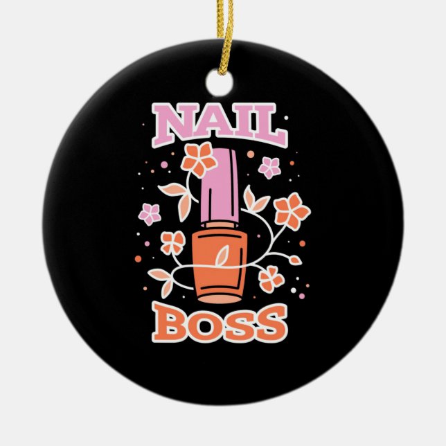 Ornamento De Cerâmica Nail Boss (Frente)