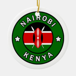 Ornamento De Cerâmica Nairobi Kenya