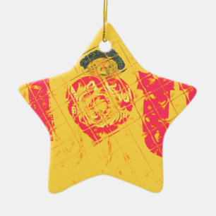 Ornamento De Cerâmica Nakupenda - Eu Amo Um Texto De Palavra Swahili Sig