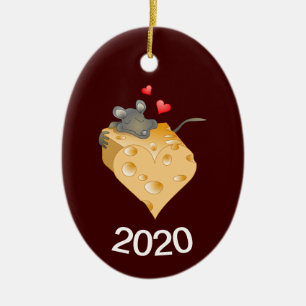 Ornamento De Cerâmica Namorados Cheesy