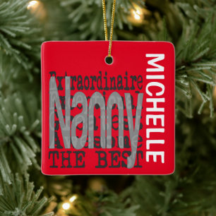 Ornamento De Cerâmica Nanny Extraordinaire CUSTOM