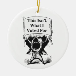 Ornamento De Cerâmica Não foi por isso que votei