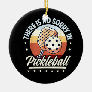 Ornamento De Cerâmica Não Há Desculpa No Pickleball