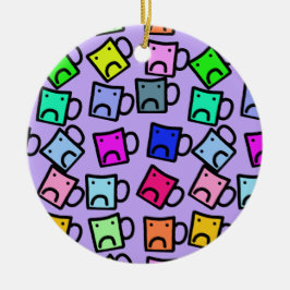 Ornamento De Cerâmica Não seja uma desgraça engraçada