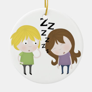 Ornamento De Cerâmica Narcolepsy público