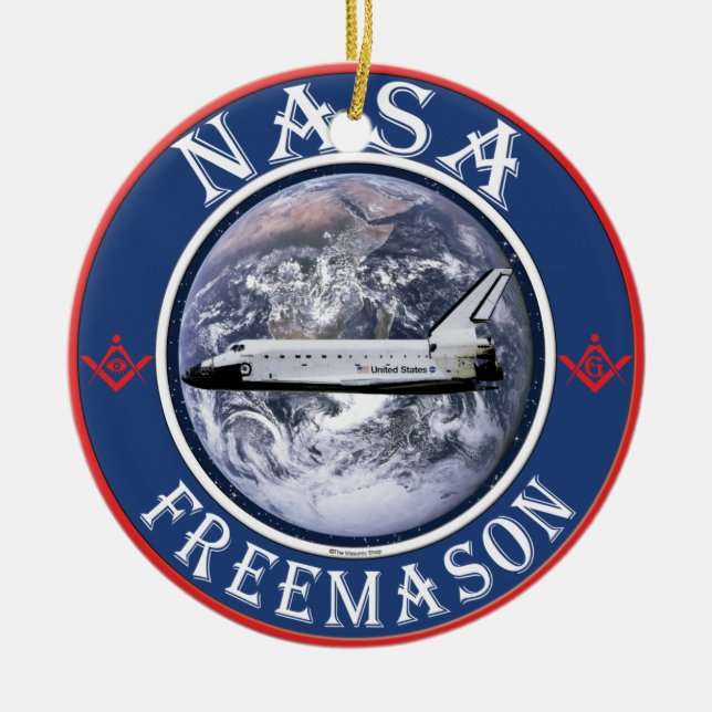 ORNAMENTO DE CERÂMICA NASA (Frente)
