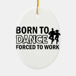 Ornamento De Cerâmica nascer à linha-dança