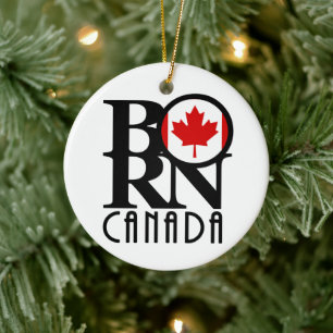 Ornamento De Cerâmica NASCER Canadá
