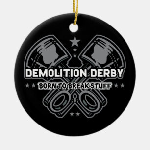 Ornamento De Cerâmica Nascer de Derby da demolição para quebrar o