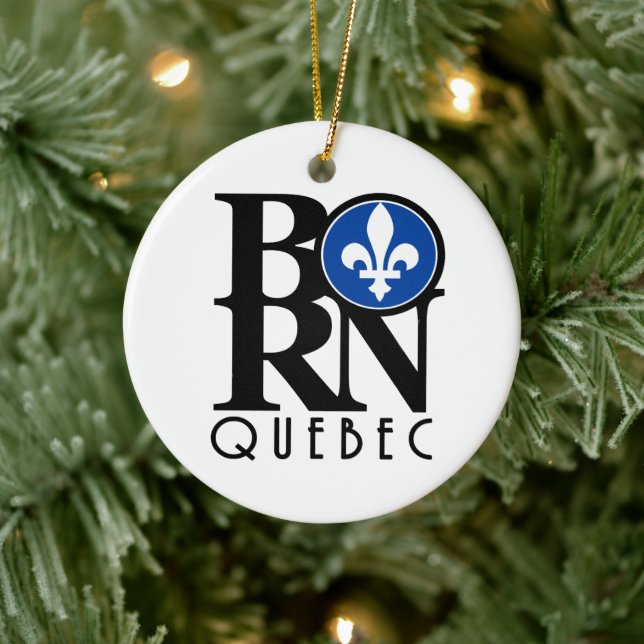 Ornamento De Cerâmica NASCER Quebec (Árvore)