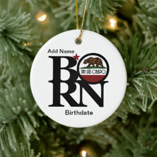 Ornamento De Cerâmica NASCER San Luis Obispo