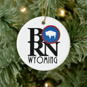 Ornamento De Cerâmica NASCER Wyoming
