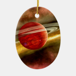Ornamento De Cerâmica Nascimento de Saturn