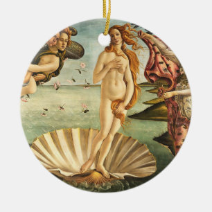 Ornamento De Cerâmica Nascimento De Vênus Em Sandro Botticelli
