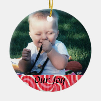 Ornamento De Cerâmica Nascimento ou lembrança da adopção