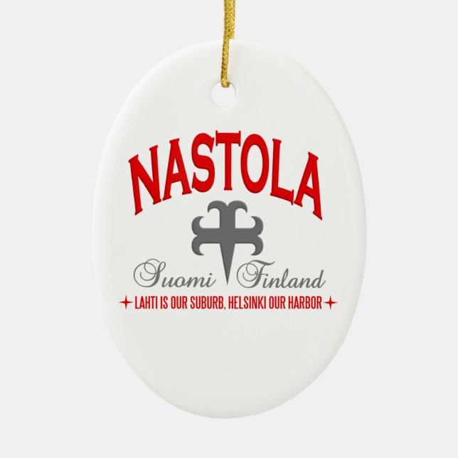 Ornamento De Cerâmica Nastola (Frente)