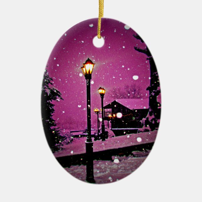 Ornamento De Cerâmica Natal (Frente)