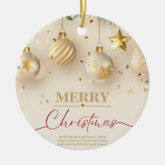 Ornamento De Cerâmica Natal 15 (Frente)
