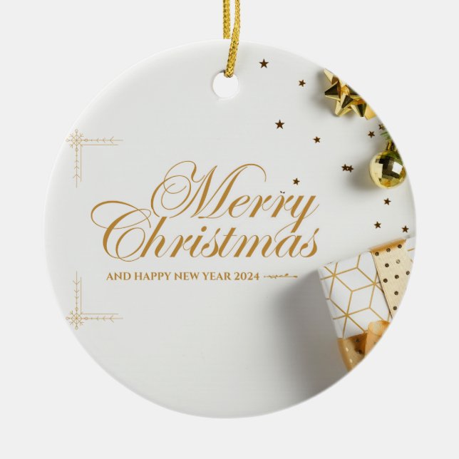 Ornamento De Cerâmica Natal 16 (Frente)